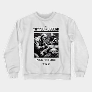 TATTOO LEGEND Latino Mexican Lucha Libre Mask Crewneck Sweatshirt